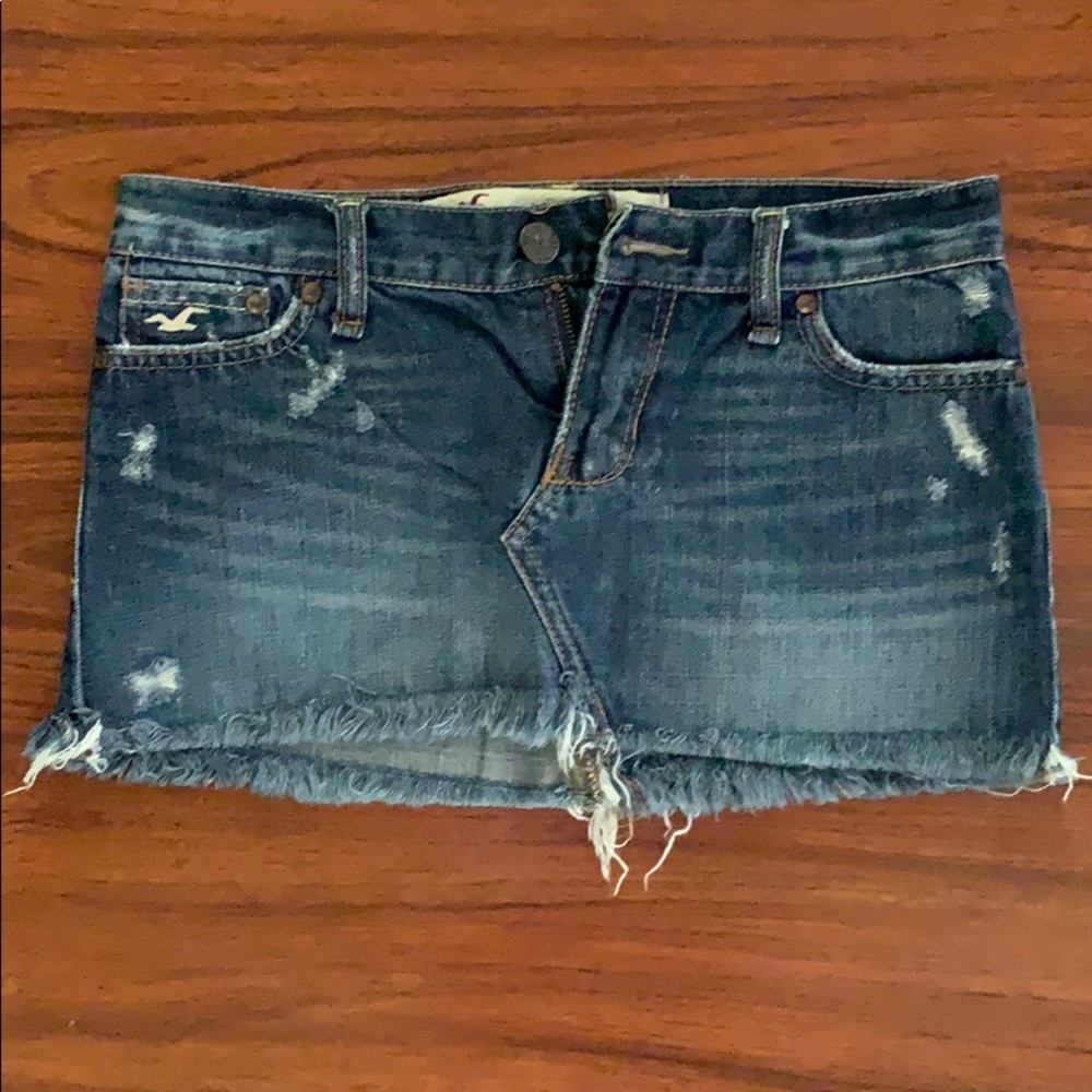 Hollister jeans skirt